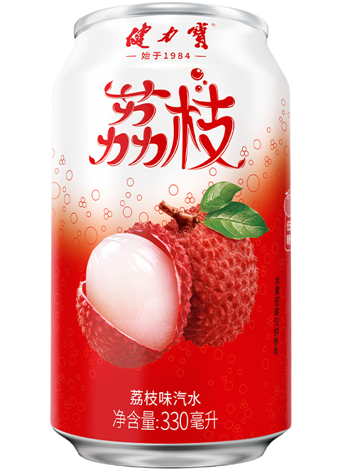 健力宝荔枝风味饮料（含气型）