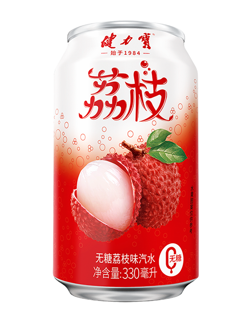 健力宝无糖荔枝味汽水