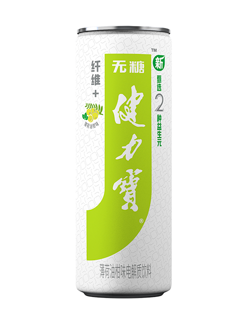 健力宝纤维+薄荷油柑味电解质饮料 （含气型）
