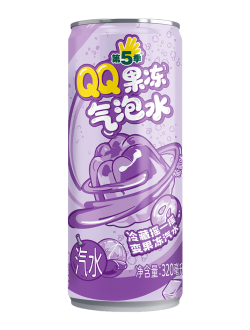 第5季葡萄味QQ果冻气泡水